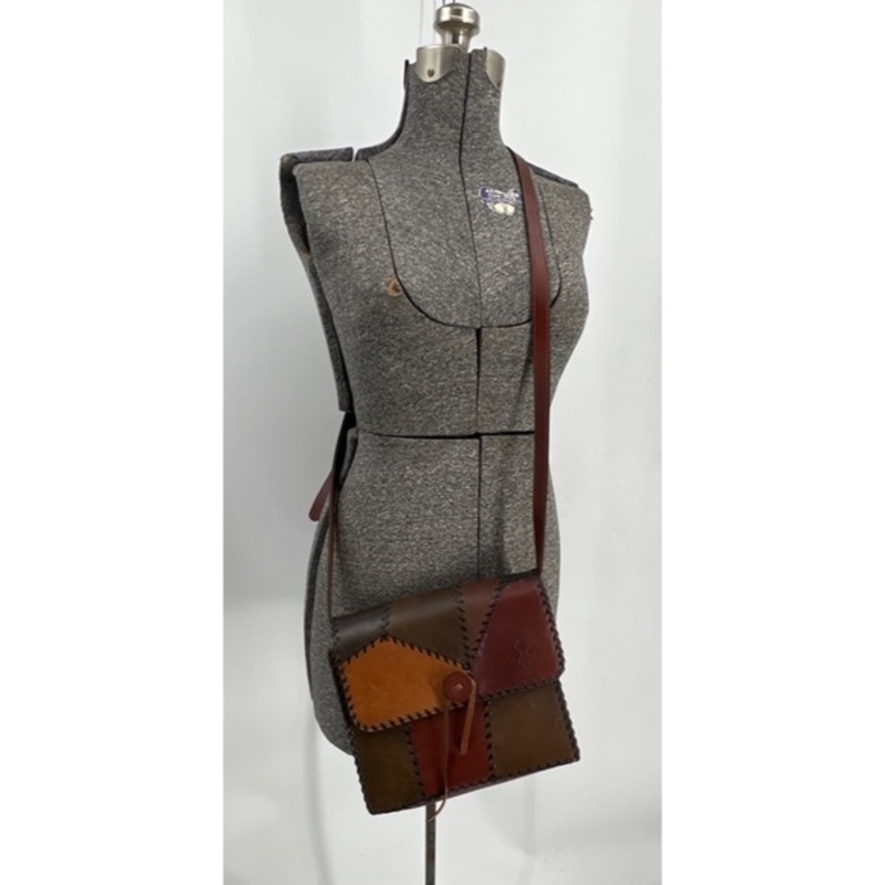 Patricia  Nash patchwork leather Crossbody purse